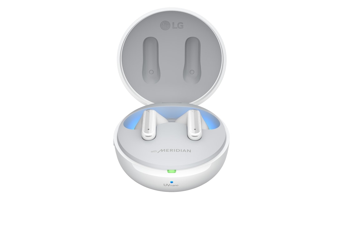 LG TONE Free FP9W, Otvorio se pogled na kutiju odozgo sa uključenim osvetljenjem za prijatno raspoloženje., TONE-FP9W, thumbnail 3