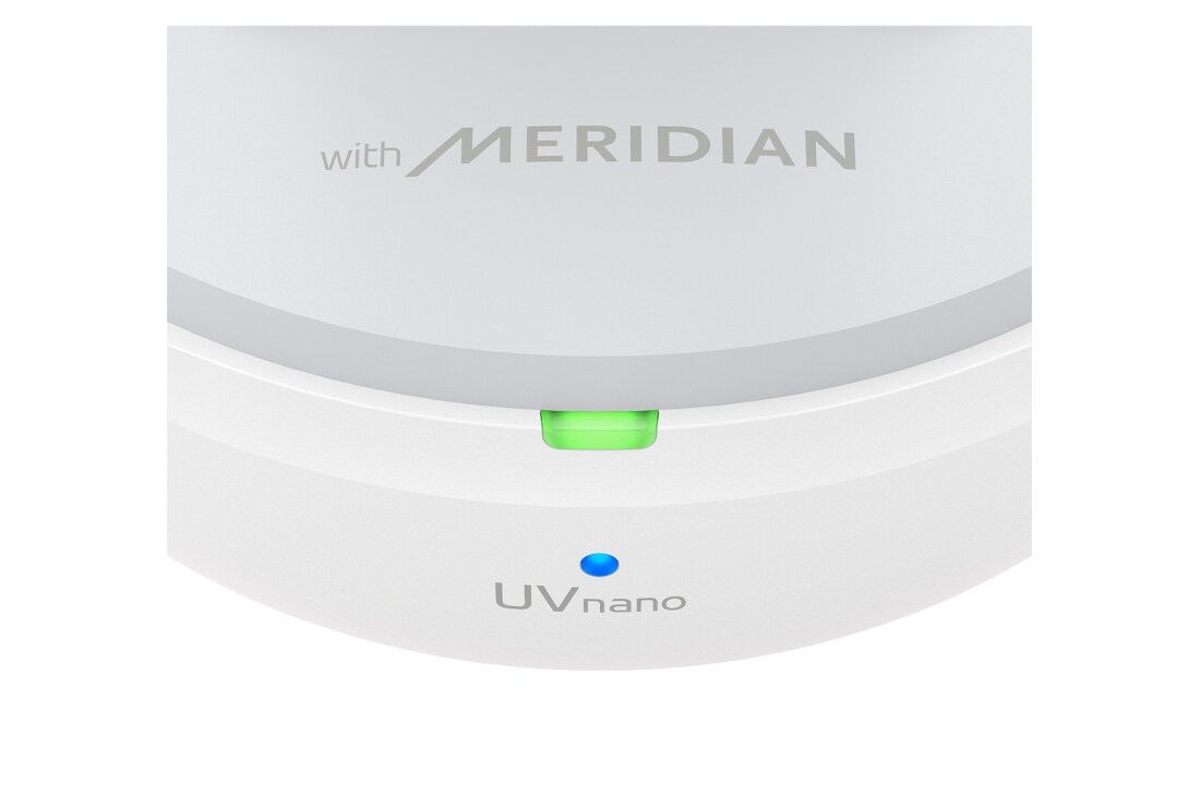 LG TONE Free FP9W, Prednji deo kutije je u krupnom planu, osvetljenje za punjenje svetli., TONE-FP9W, thumbnail 10