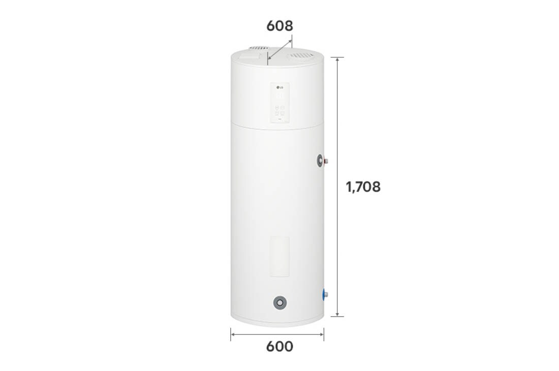 LG Bojler sa toplotnom pumpom R290 200ℓ, WH20ESF0 CA, thumbnail 3