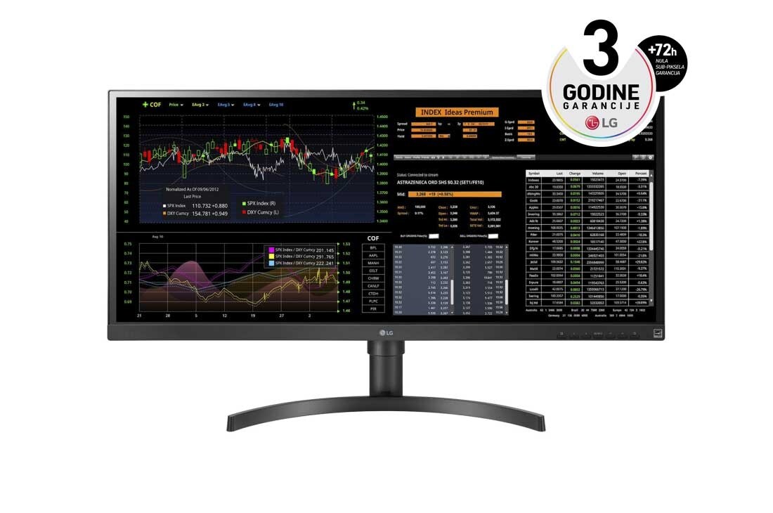 LG 34'' 21:9 UltraWide™ All-in-One Thin Client IPS ekran,  prikaz spreda, 34CN650W-AC