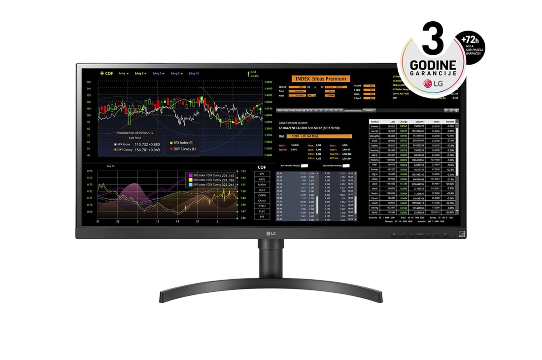 LG 34'' 21:9 UltraWide™ All-in-One Thin Client IPS ekran, prikaz spreda, 34CN650N-6A