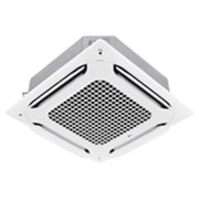 LG Plafonska kasetna jedinica, visoka efikasnost, 4 smera, 28kBTU, Prikaz sa bočne strane pod uglom od -45 stepeni, ARNU28GTAA4, thumbnail 1