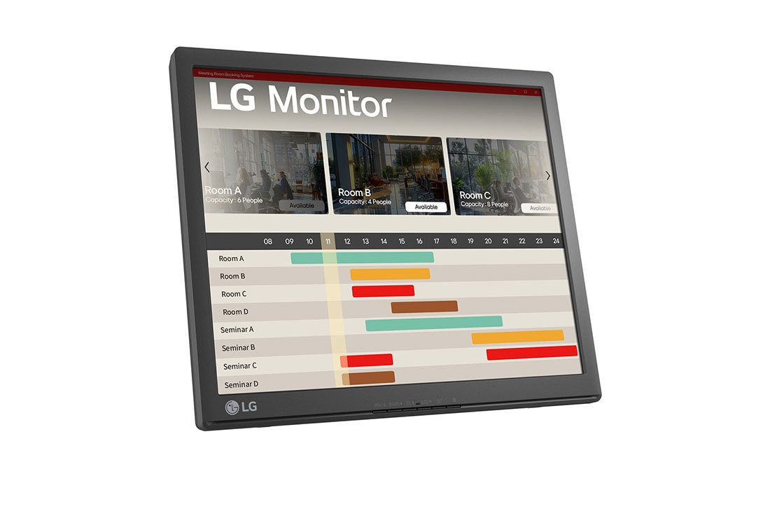 LG 17'' SXGA touch monitor, bočni prikaz pod +15°, 17BR30T-B, thumbnail 2