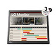 LG 17'' SXGA touch monitor, Prednji prikaz, 17BR30T-B, thumbnail 1