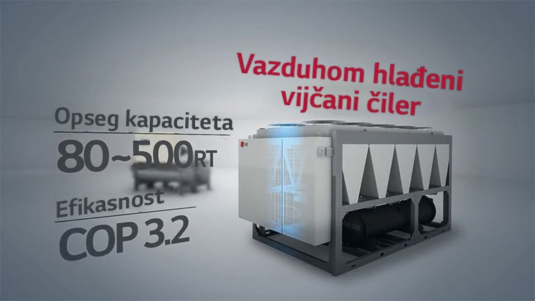 Vazduhom hlađeni vijčani čiler