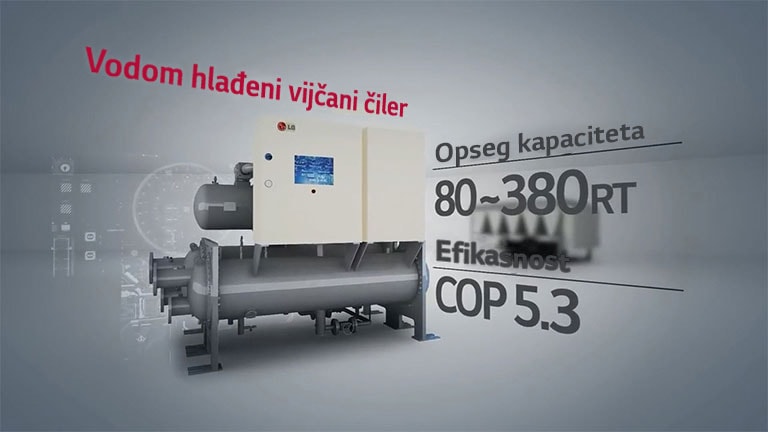 Vodom hlađeni vijčani čiler