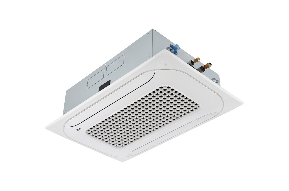 LG Plafonska kasetna jedinica, 2-smerna, 9kBTU, Prikaz sa bočne strane pod uglom od -45 stepeni, ARNU09GTSC4