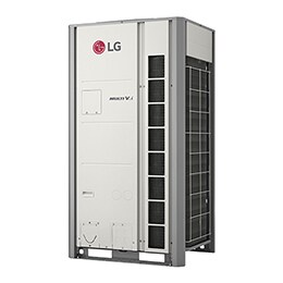LG MULTI V i ZRUM080LTE6 spoljna jedinica, 8HP. 1x1 kanali kvadratnog oblika s desne strane spreda, kao i s obe strane jedinice.2