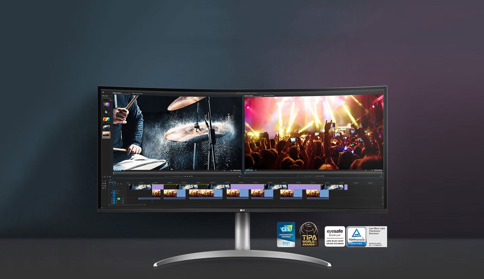 Zakrivljeni monitor LG UltraWide™: Vidite više, kreirajte bolje
