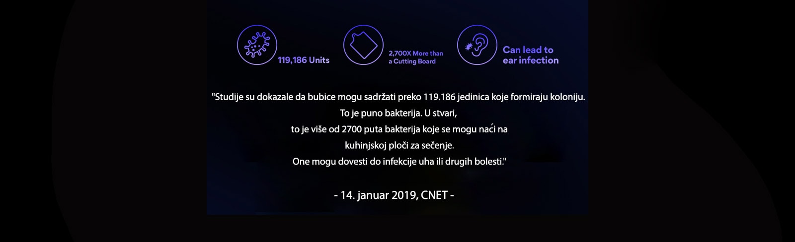 Tri ikonice koje ističu statistiku