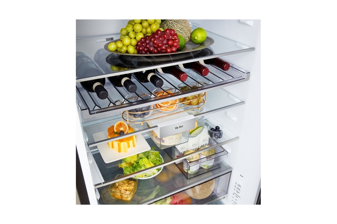 LG Kombinovani frižider sa donjim zamrzivačem, DoorCooling+™ tehnologija, ThinQ™, kapacitet 465L, Kombinovani frižider sa donjim zamrzivačem - GBBW726CEV, GBBW726CEV, thumbnail 7