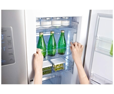 LG Kombinovani frižider sa zamrzivačem dole 4 vrata, 601 L kapaciteta, GMM916NSHV, thumbnail 3