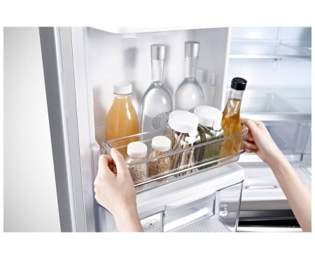 LG Kombinovani frižider sa zamrzivačem dole 4 vrata, 601 L kapaciteta, GMM916NSHV, thumbnail 5