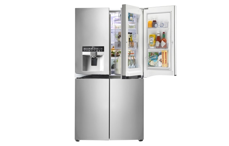 LG Door-in-Door™ Kombinovani frižider sa zamrzivačem dole 4 vrata, 571 L kapaciteta, GMJ916NSHV, thumbnail 10