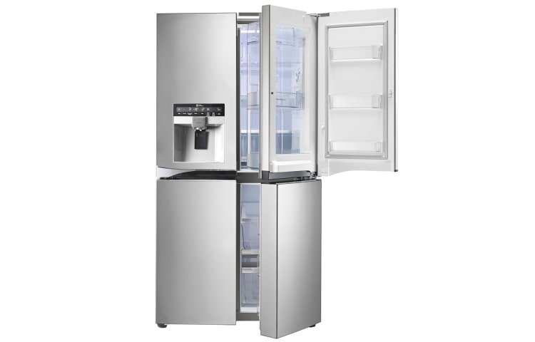 LG Door-in-Door™ Kombinovani frižider sa zamrzivačem dole 4 vrata, 571 L kapaciteta, GMJ916NSHV
