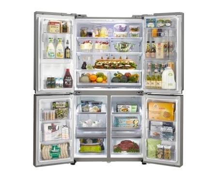 LG Door-in-Door™ Kombinovani frižider sa zamrzivačem dole 4 vrata, 571 L kapaciteta, GMJ916NSHV, thumbnail 5