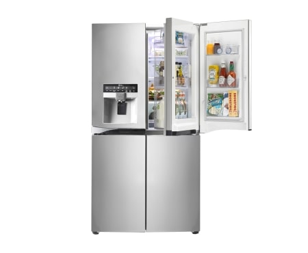 LG Door-in-Door™ Kombinovani frižider sa zamrzivačem dole 4 vrata, 571 L kapaciteta, GMJ916NSHV, thumbnail 10