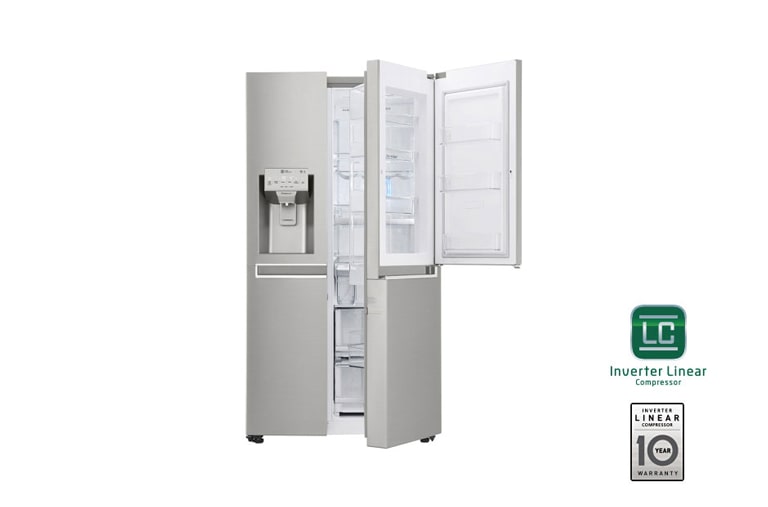 LG Door-in-Door™ Side-by-side frizideri, 601 L kapaciteta, GSJ961NSBV, thumbnail 1