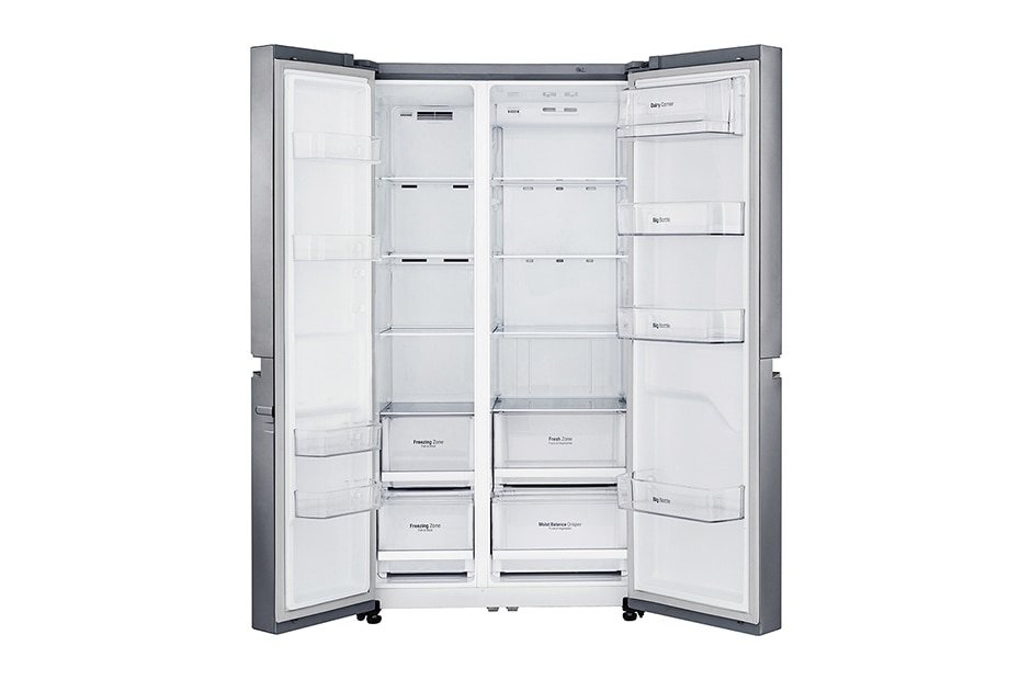 LG Side-bi-Side frižider, Moist Balance Crisper i ThinQ™ tehnologija, kapacitet 642L, GSB760PZXV, thumbnail 4