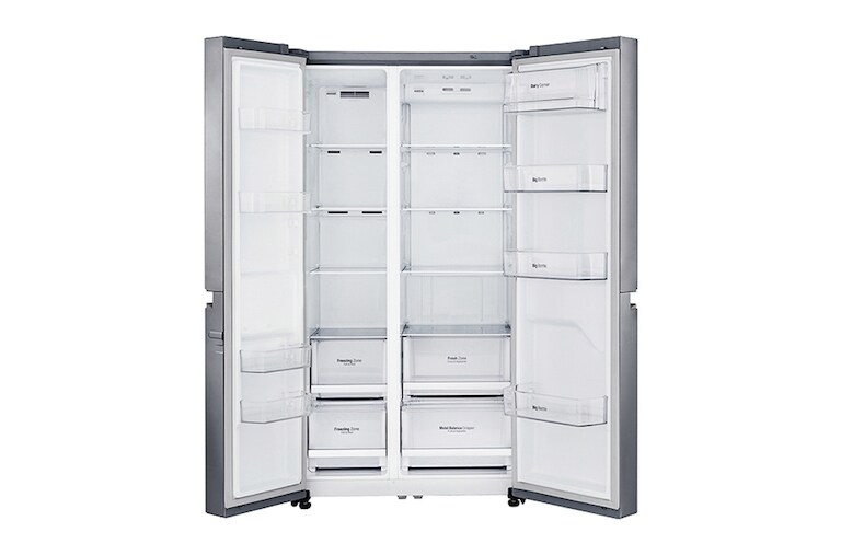 LG Side-bi-Side frižider, Moist Balance Crisper i ThinQ™ tehnologija, kapacitet 642L, GSB760PZXV, thumbnail 4