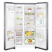 LG Side-bi-Side frižider, Moist Balance Crisper i ThinQ™ tehnologija, kapacitet 601L, GSL961PZBZ, thumbnail 2