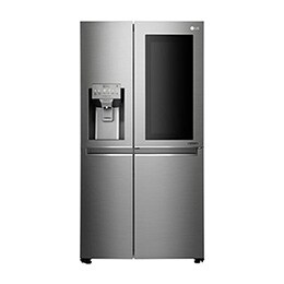 Side-by-side frižider, Instaview Door-in-door, sa Dispanzerom za hladnu vodu, led i mrvljeni led2