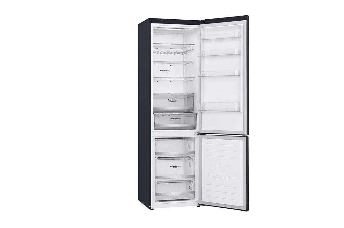 LG Kombinovani frižider sa donjim zamrzivačem, DoorCooling⁺™ tehnologija, ThinQ™, kapacitet 384L, GBB72MCDFN, thumbnail 2