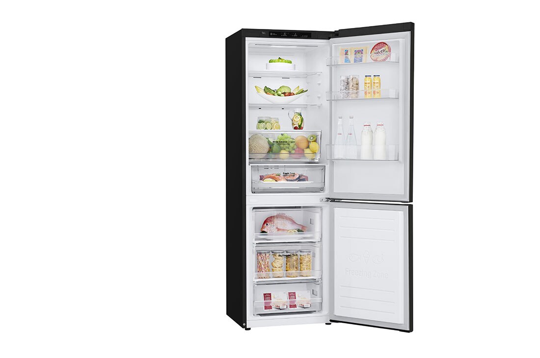 LG Kombinovani frižider sa donjim zamrzivačem, DoorCooling⁺™ tehnologija, ThinQ™, kapacitet 341L, GBB61BLJZN, thumbnail 14