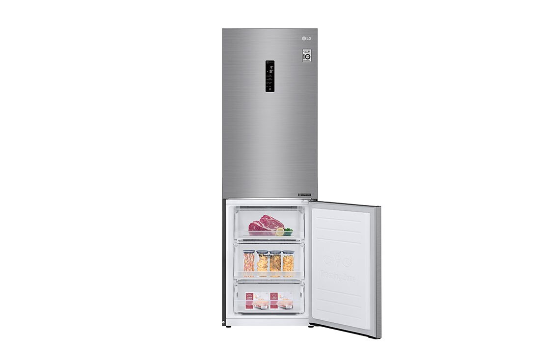 LG Kombinovani frižider sa donjim zamrzivačem, DoorCooling⁺™ tehnologija, ThinQ™, kapacitet 341L, GBB61PZHZN, thumbnail 5