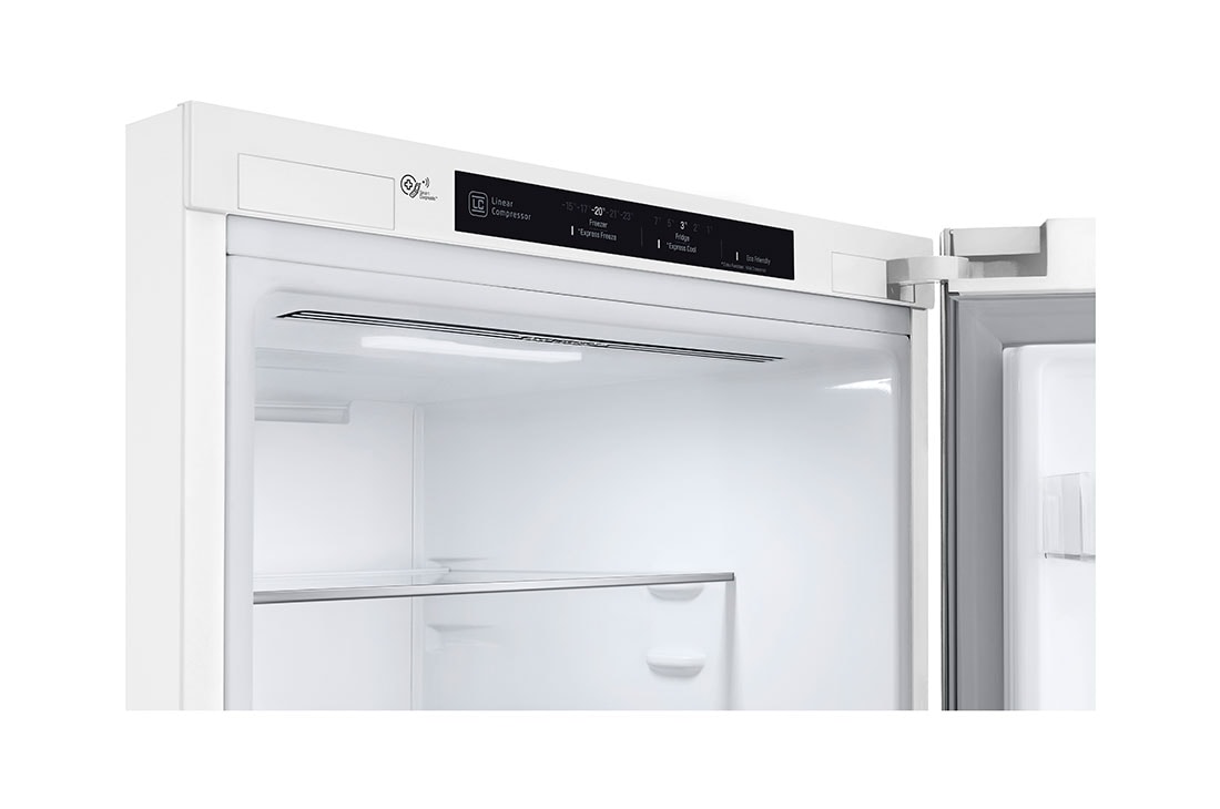 LG Kombinovani frižider sa donjim zamrzivačem, DoorCooling⁺™ tehnologija, kapacitet 384L, GBB72SWEFN-display detail, GBB72SWEFN, thumbnail 9