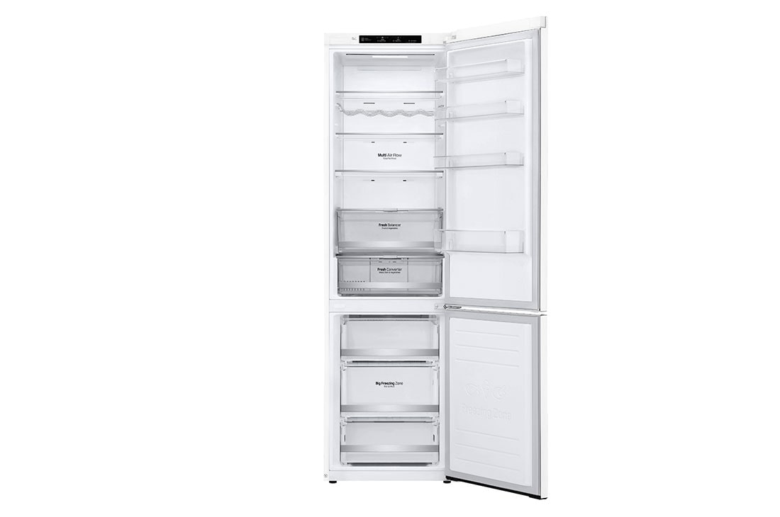 LG Kombinovani frižider sa donjim zamrzivačem, DoorCooling⁺™ tehnologija, kapacitet 384L, GBB72SWEFN-front open, GBB72SWEFN, thumbnail 10