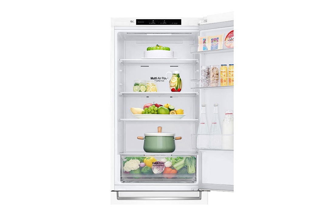 LG Kombinovani frižider sa donjim zamrzivačem, DoorCooling⁺™ tehnologija, kapacitet 341L, GBP31SWLZN, thumbnail 6