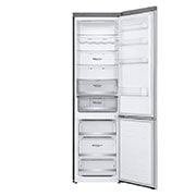 LG Kombinovani frižider sa donjim zamrzivačem, DoorCooling⁺™ tehnologija, ThinQ™, kapacitet 384L, GBB72NSDFN-front open, GBB72NSDFN, thumbnail 10