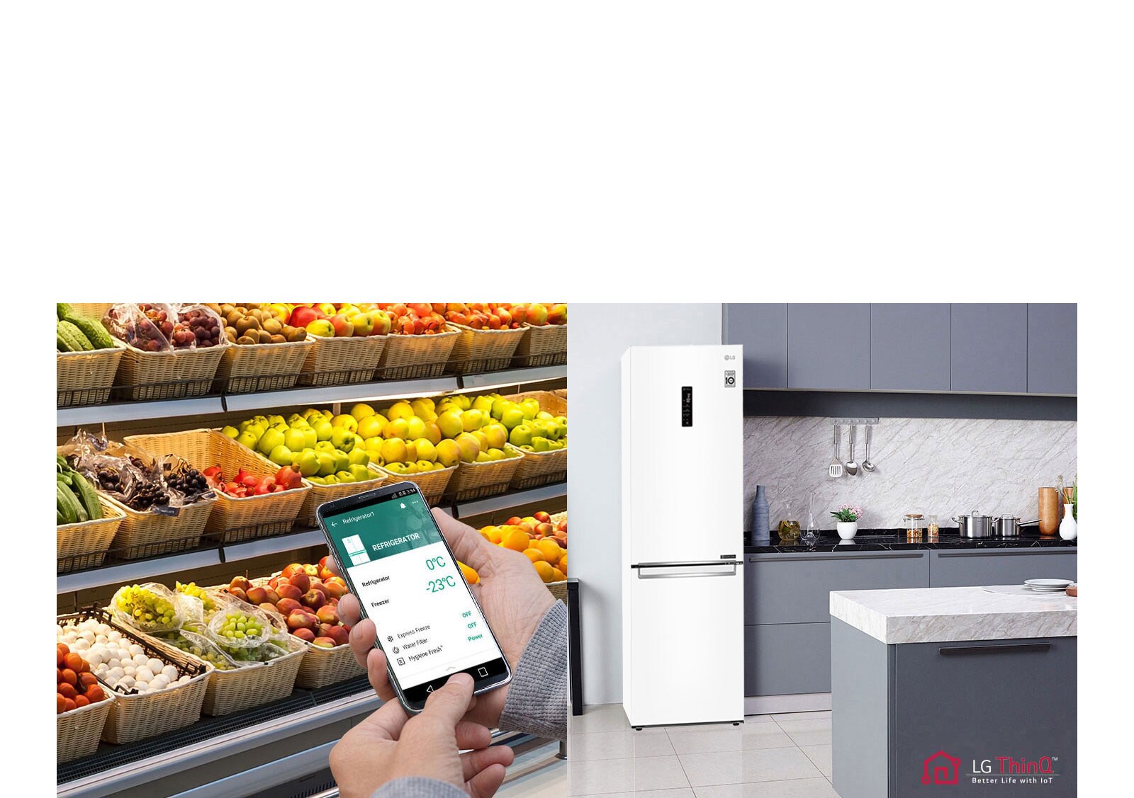 Daljinski podešavajte postavke frižidera