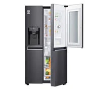 LG InstaView Door-in-Door™ Side-bi-Side frižider, DoorCooling⁺™ i ThinQ™ tehnologija, kapacitet 625L, GSX961MCCZ, thumbnail 3