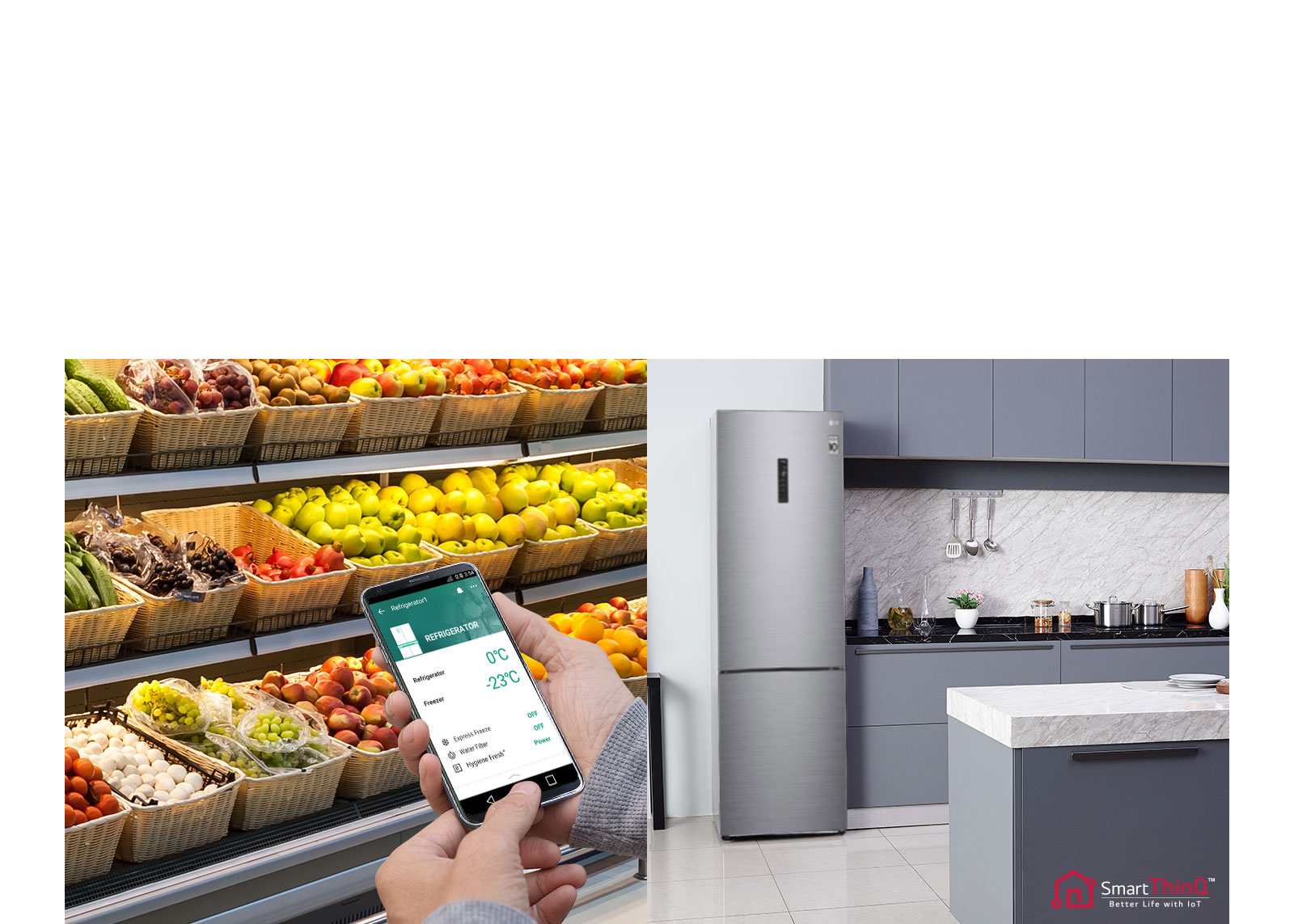 Daljinski podešavajte postavke frižidera