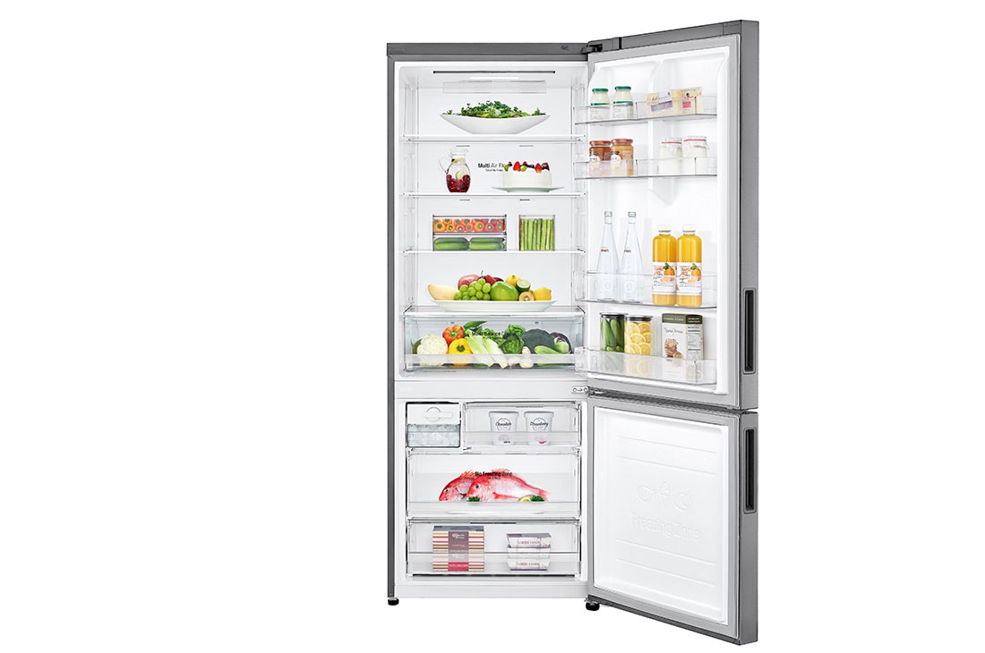 LG Kombinovani frižider sa donjim zamrzivačem, DoorCooling⁺™ tehnologija, ThinQ™, kapacitet 462L, GBB566PZHMN, GBB566PZHMN, thumbnail 2