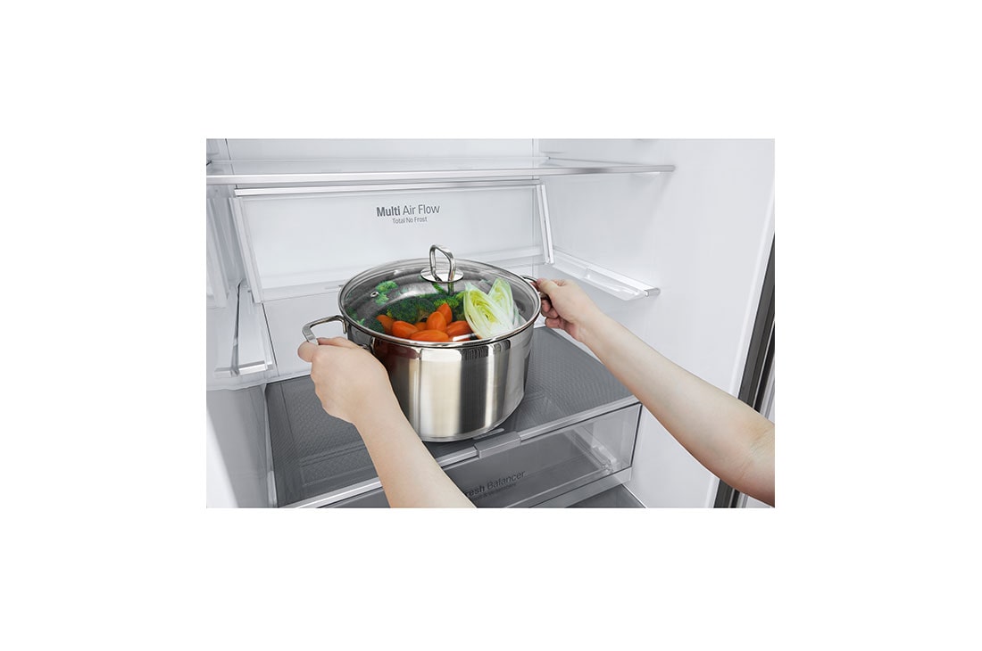 LG Frižider sa zamrzivačem dole sa  DoorCooling⁺™ tehnologijom, 462 L kapaciteta , GBB569MCAMB, GBB569MCAMB, thumbnail 5