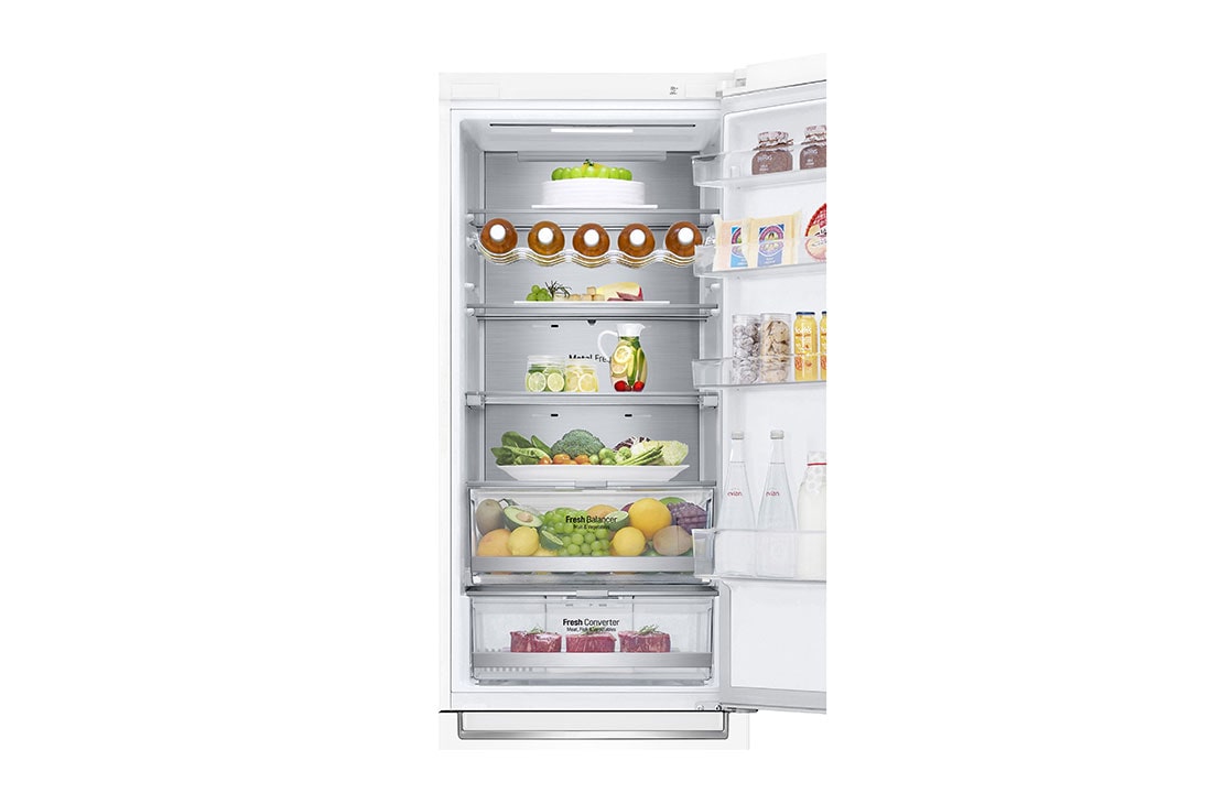 LG Kombinovani frižider sa donjim zamrzivačem, DoorCooling⁺™ tehnologija, ThinQ™, kapacitet 384L, GBB72SWUCN, GBB72SWUCN, thumbnail 9