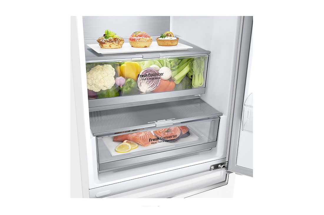 LG Kombinovani frižider sa donjim zamrzivačem, DoorCooling⁺™ tehnologija, kapacitet 384L, GBB72SWVGN, GBB72SWVGN, thumbnail 4
