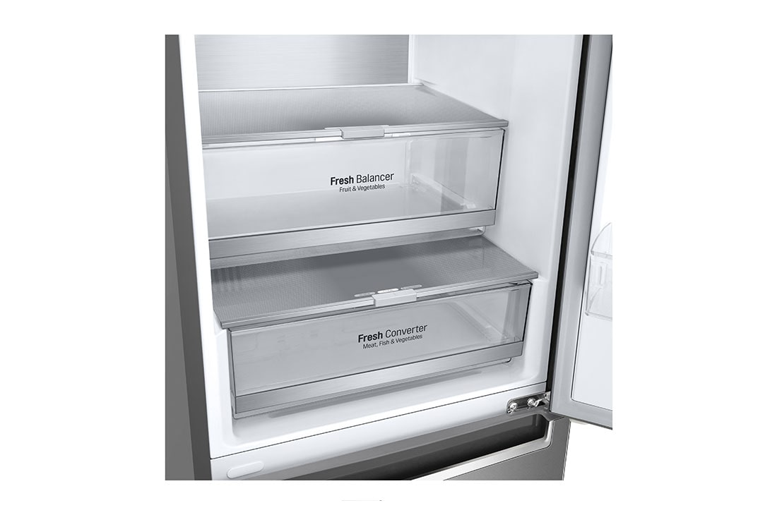 LG Kombinovani frižider sa donjim zamrzivačem, DoorCooling⁺™ tehnologija, ThinQ™, kapacitet 384L, GBB72SAUGN, GBB72SAUGN, thumbnail 5