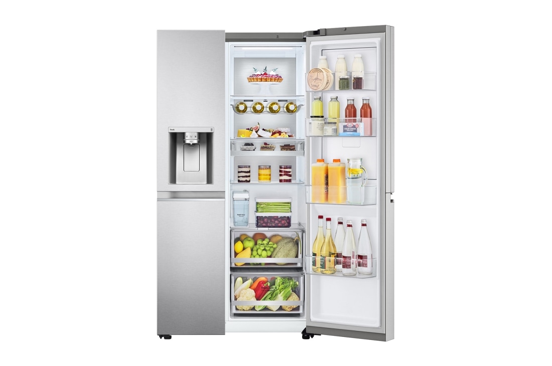 LG Door-in-Door™ Side-by-Side frižider, DoorCooling<sup>+</sup>™ i ThinQ™ tehnologija, kapacitet 635L, GSJV91BSAE, GSJV91BSAE, thumbnail 10
