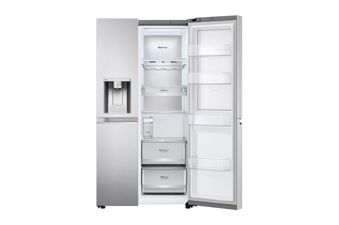 LG Door-in-Door™ Side-by-Side frižider, DoorCooling<sup>+</sup>™ i ThinQ™ tehnologija, kapacitet 635L, GSJV91BSAE, GSJV91BSAE, thumbnail 11