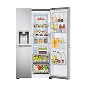 LG Door-in-Door™ Side-by-Side frižider, DoorCooling<sup>+</sup>™ i ThinQ™ tehnologija, kapacitet 635L, GSJV91BSAE, GSJV91BSAE, thumbnail 10