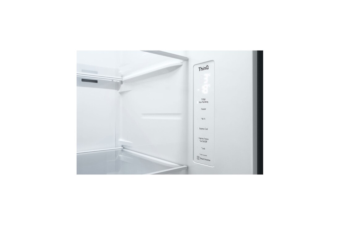 LG Side-by-Side frižider, DoorCooling+™ i ThinQ™ tehnologija, kapacitet 635L, GSLV71PZTM, GSLV71PZTM, thumbnail 9