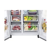 LG Side-by-Side frižider, DoorCooling+™ i ThinQ™ tehnologija, kapacitet 635L, GSLV71PZTM, GSLV71PZTM, thumbnail 10