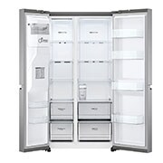 LG Side-by-Side frižider, DoorCooling+™ i ThinQ™ tehnologija, kapacitet 635L, GSLV71PZTM, GSLV71PZTM, thumbnail 3