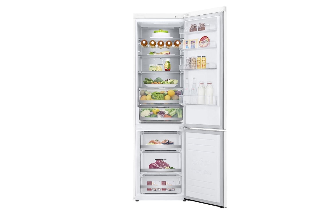 LG Kombinovani frižider sa donjim zamrzivačem, DoorCooling<sup>+</sup>™ tehnologija, ThinQ™, kapacitet 384L, GBB72SWUCN1, GBB72SWUCN1, thumbnail 2