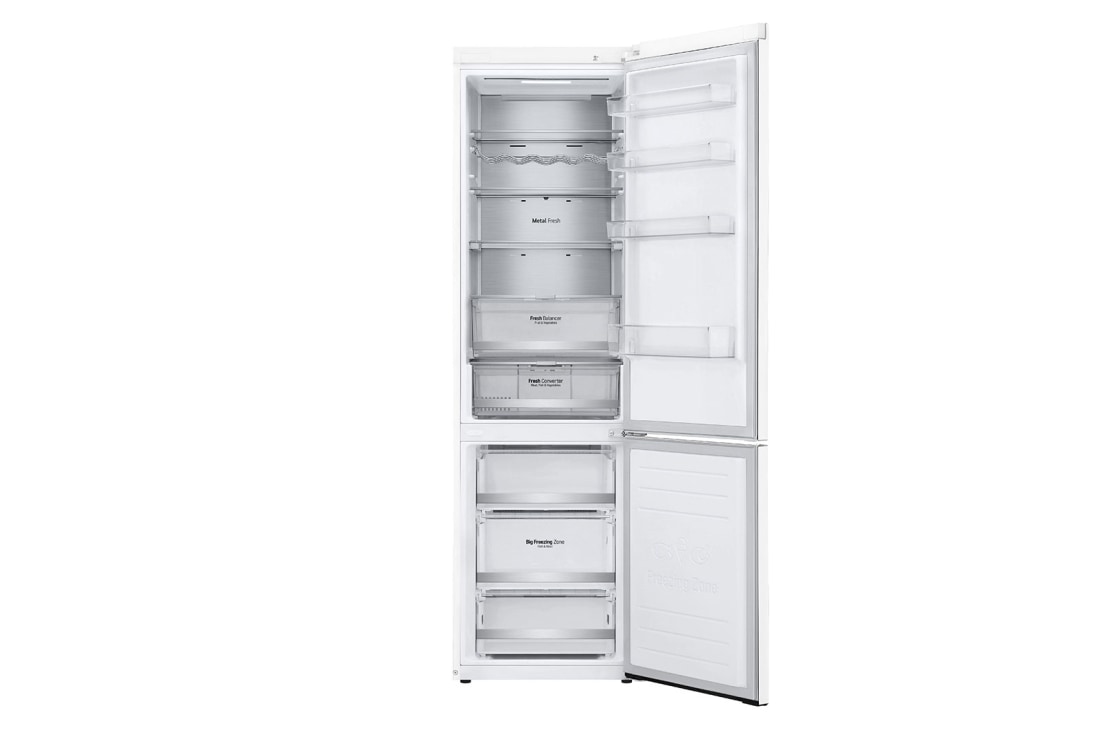 LG Kombinovani frižider sa donjim zamrzivačem, DoorCooling<sup>+</sup>™ tehnologija, ThinQ™, kapacitet 384L, GBB72SWUCN1, GBB72SWUCN1, thumbnail 3