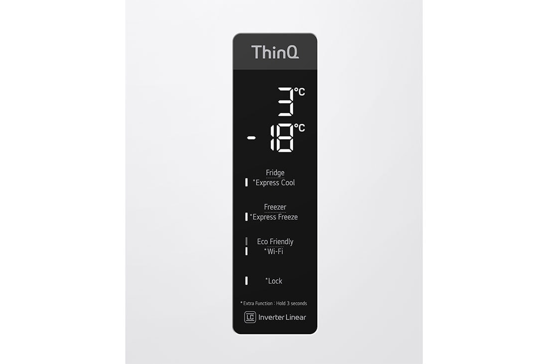 LG Kombinovani frižider sa donjim zamrzivačem, DoorCooling<sup>+</sup>™ tehnologija, kapacitet 384L, GBP62SWXCC, GBP62SWXCC, thumbnail 8